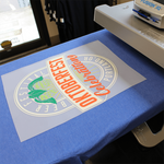 DTF transfer on Heatpress