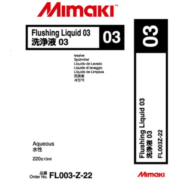 Flushing Liquid Label